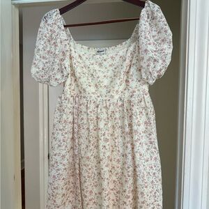 Floral Puff Sleeve Dress